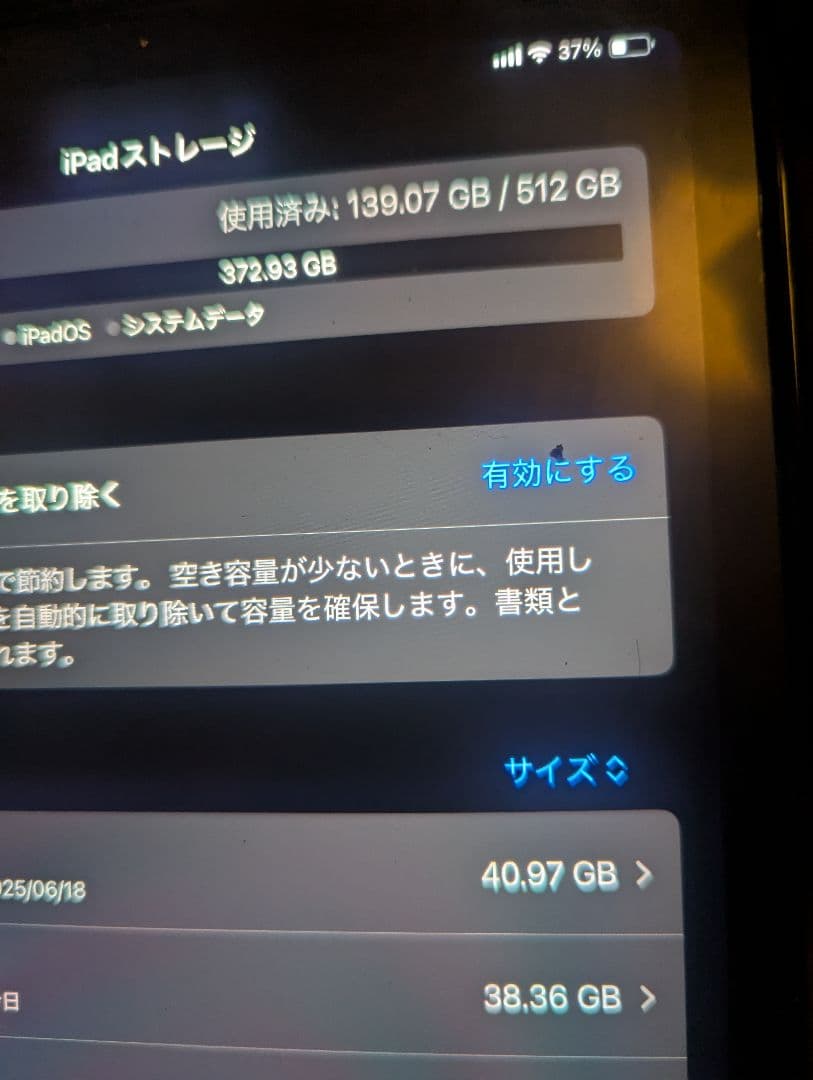 iPad pro 12.9インチ第5世代 512GB、セルラー、M1チップ