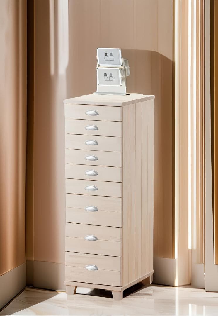 送料無料・B4サイズ・ネームプレート多段チェスト9段・カラー選択可