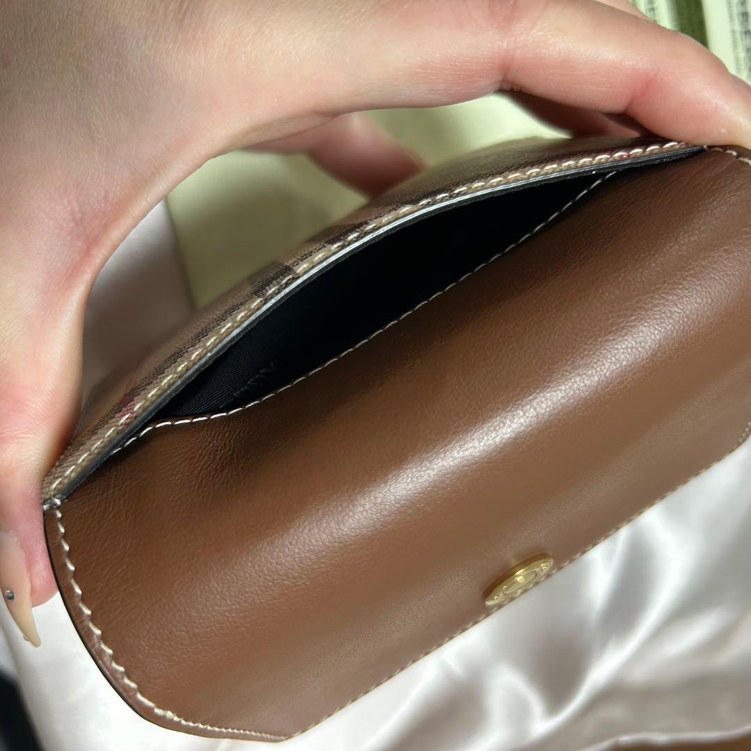 バーバリー BURBERRY 財布 ウォレット ブラウン ベージュ ほぼ未使用
