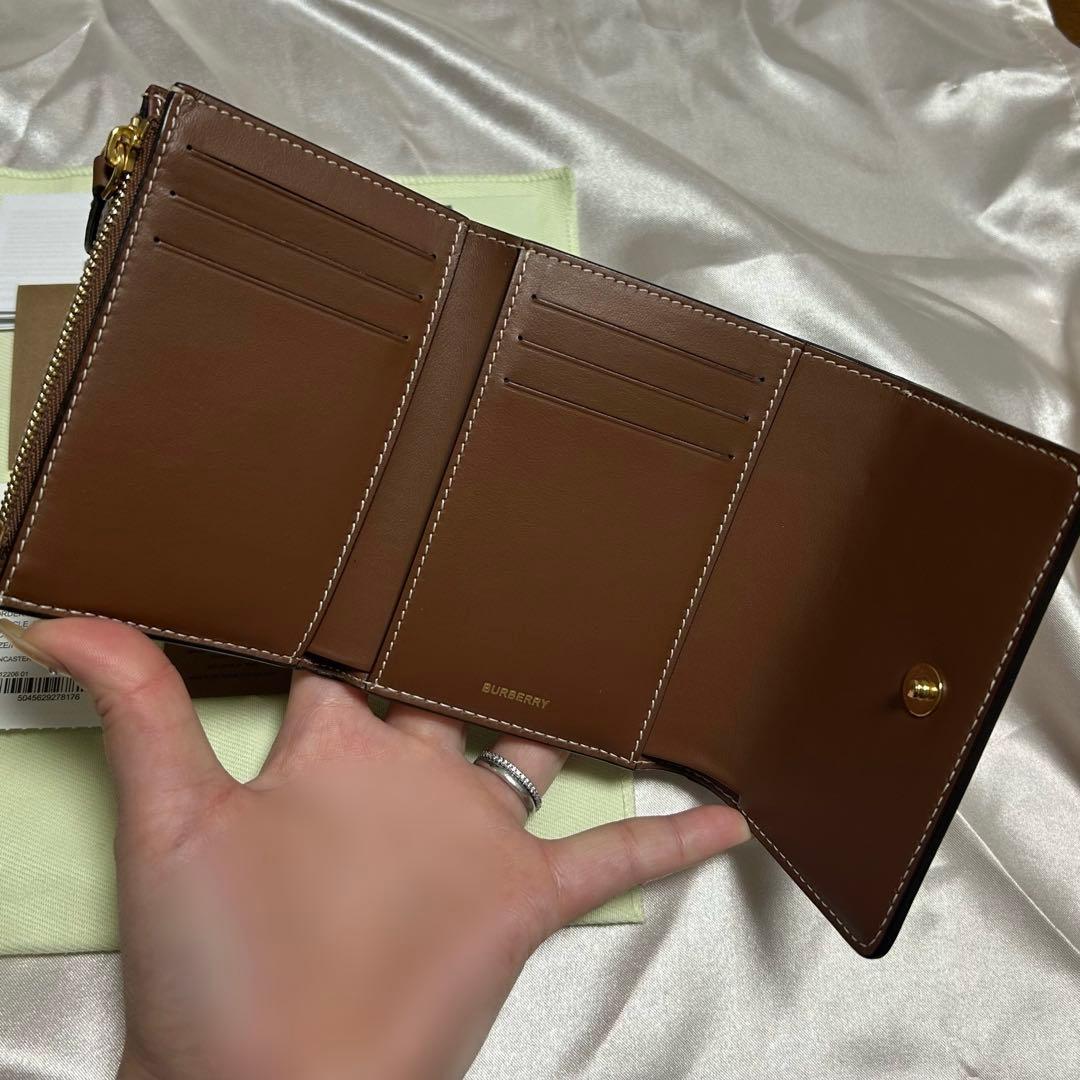 バーバリー BURBERRY 財布 ウォレット ブラウン ベージュ ほぼ未使用