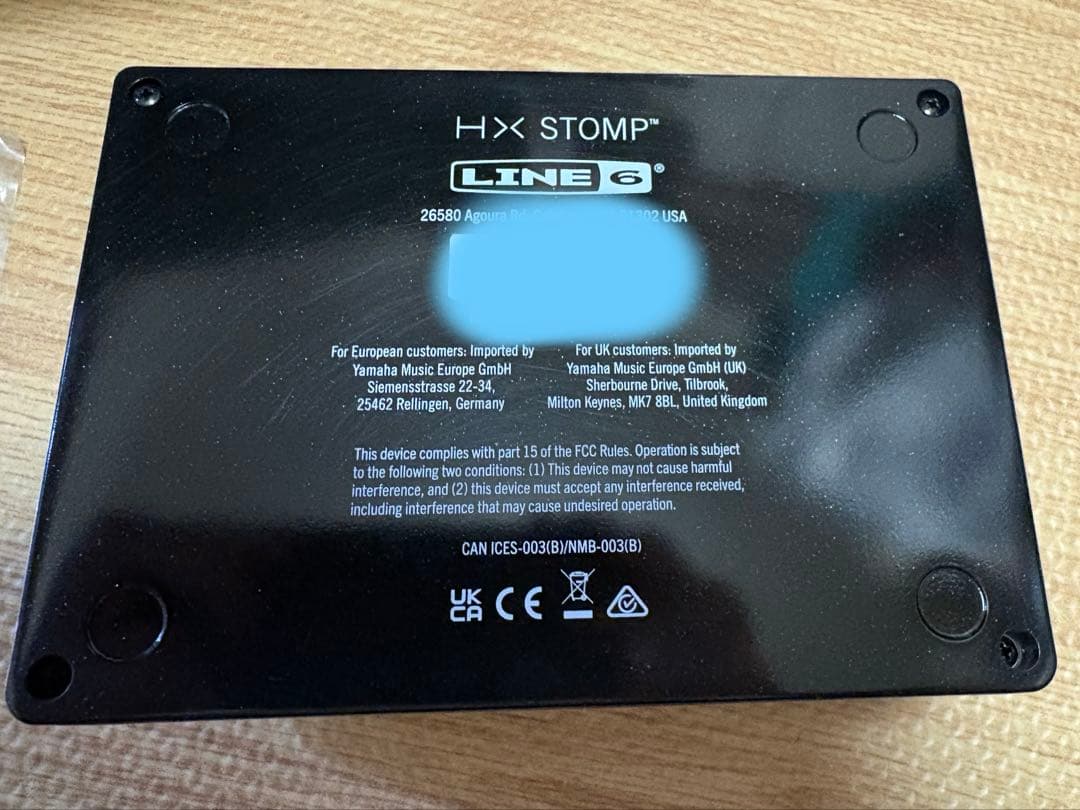 LINE 6 HX STOMP マルチエフェクター(2025.6.29新品購入)