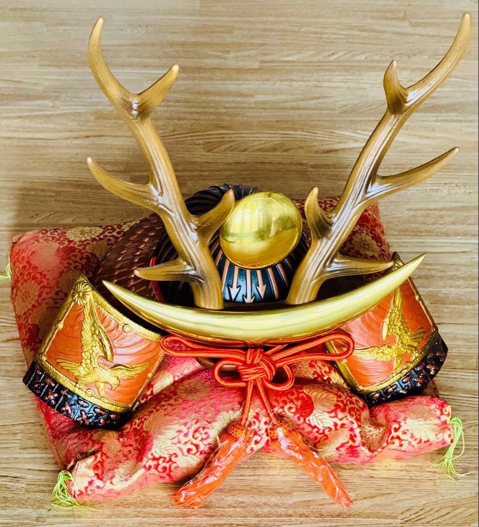 兜飾り　兜　山中鹿之助兜