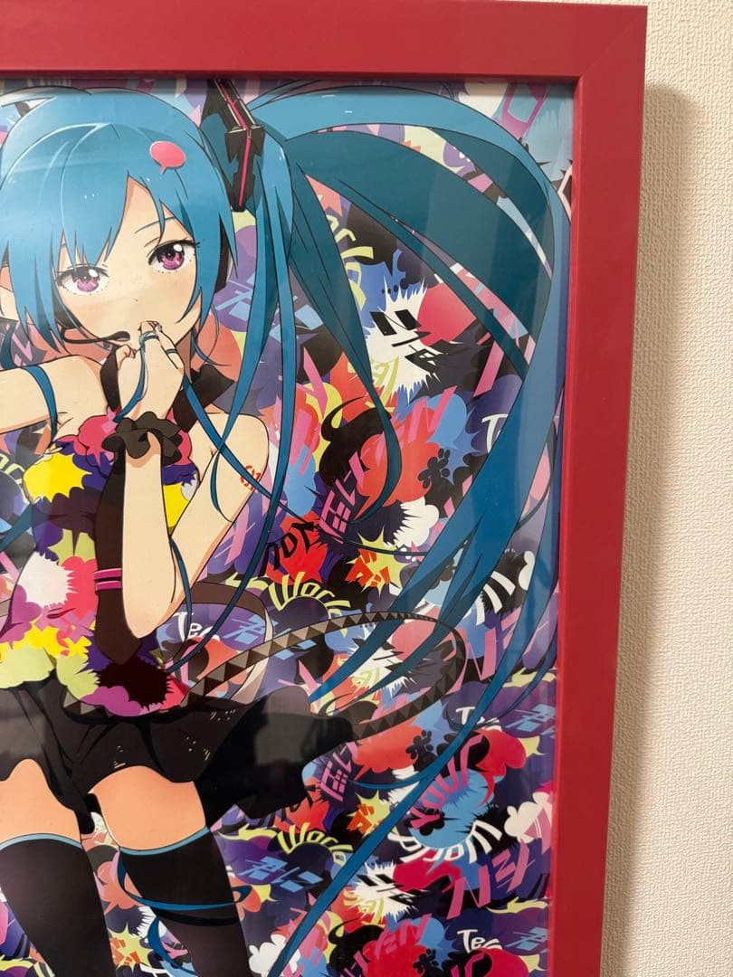 限定品 初音ミク CD Tell Your World B2ポスター