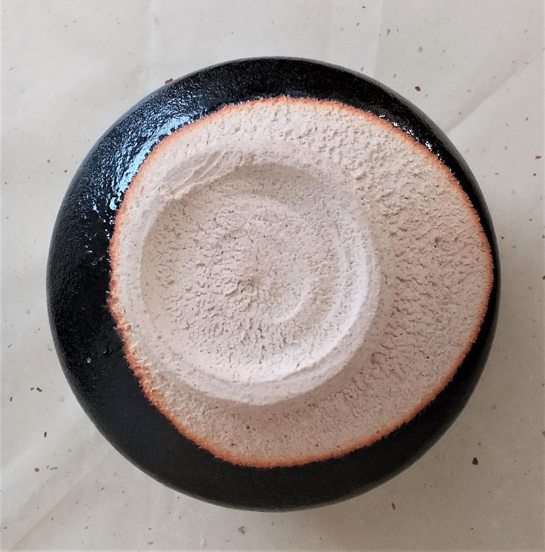 宮下善寿　抹茶茶碗 大黒　仙厓義梵 布付き