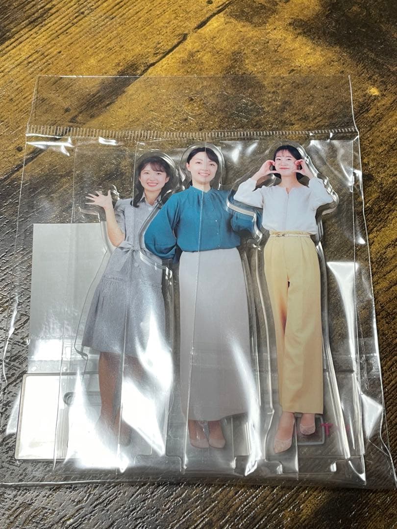 【激レア】静岡朝日テレビアナウンサーアクリルスタンドABCセット