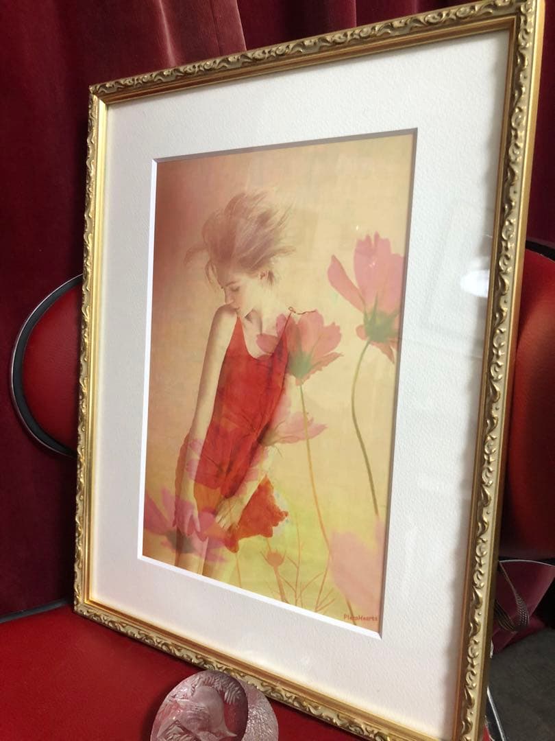 2024年100人100点絵画入賞 Piero Hearts 夏ガーデン