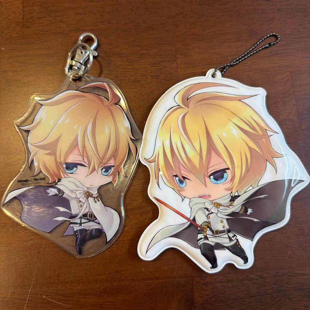 ゆ*り様 終わりのセラフ ミカエラ キーホルダー 缶バッチ セット
