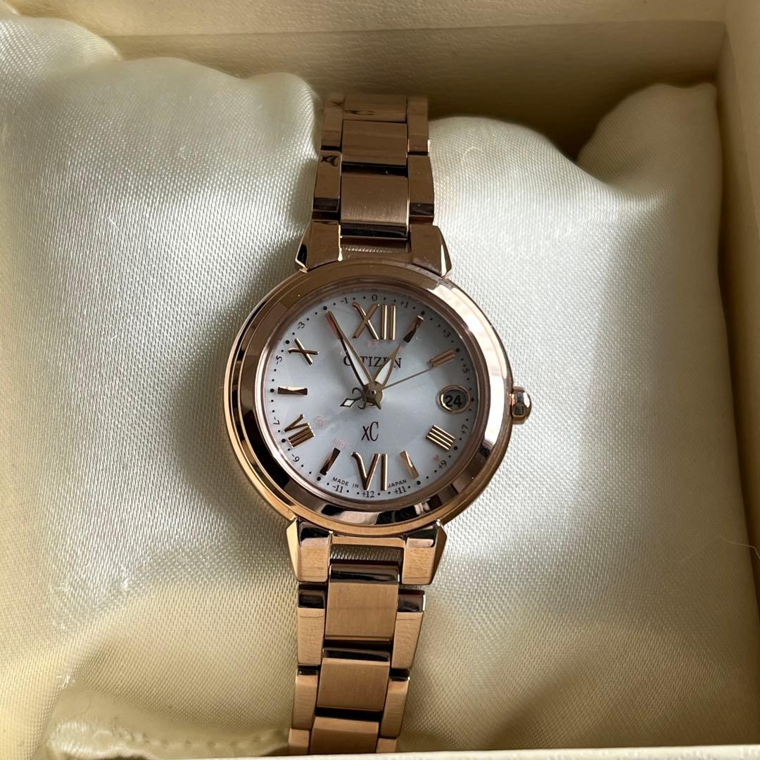 【美品！】CITIZEN XCクロスシー ハッピーフライト エコドライブ デイト