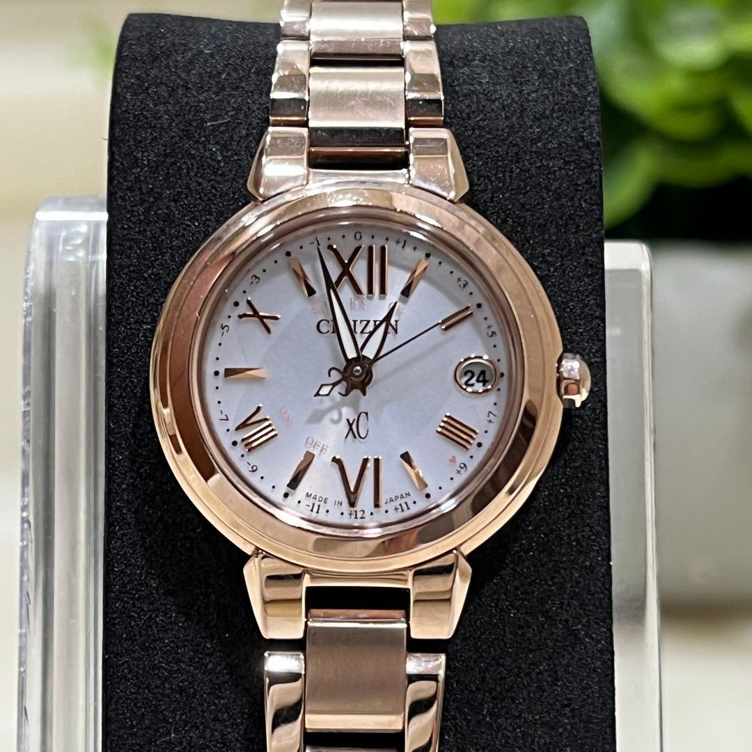 【美品！】CITIZEN XCクロスシー ハッピーフライト エコドライブ デイト