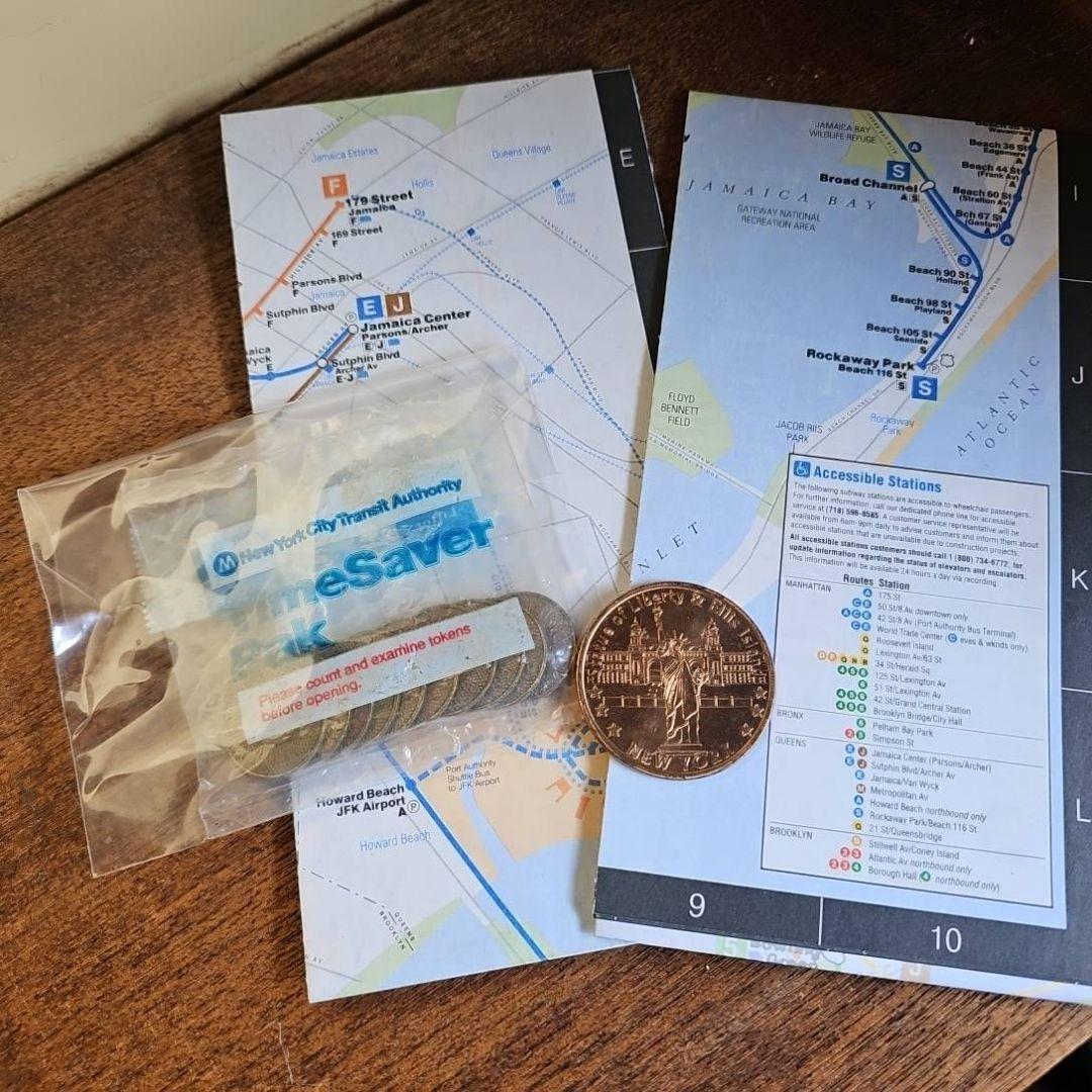 ニューヨーク地下鉄トークン 未開封袋入り