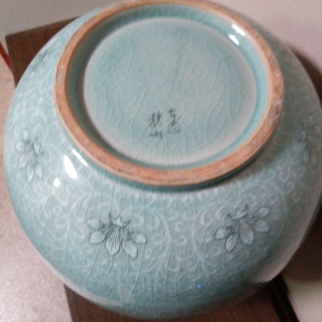 韓国陶芸青磁大壺