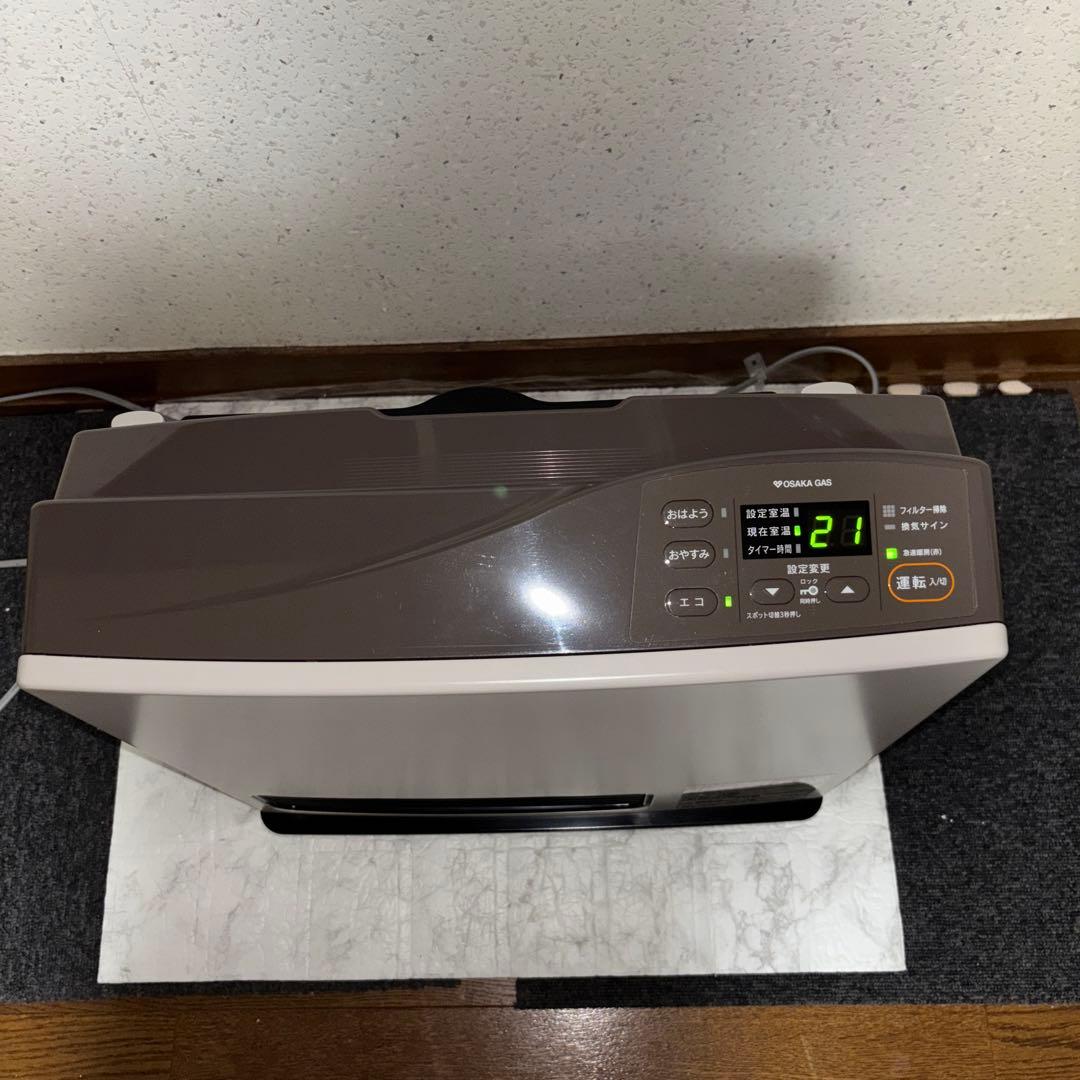 【2021年製】リンナイガスファンヒーター　RC-Y4001E 都市ガス用