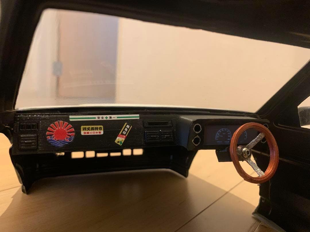 パンドラ　AE86　トレノ　サイドステップ+ルーフウイング+ダッシュ #Any8