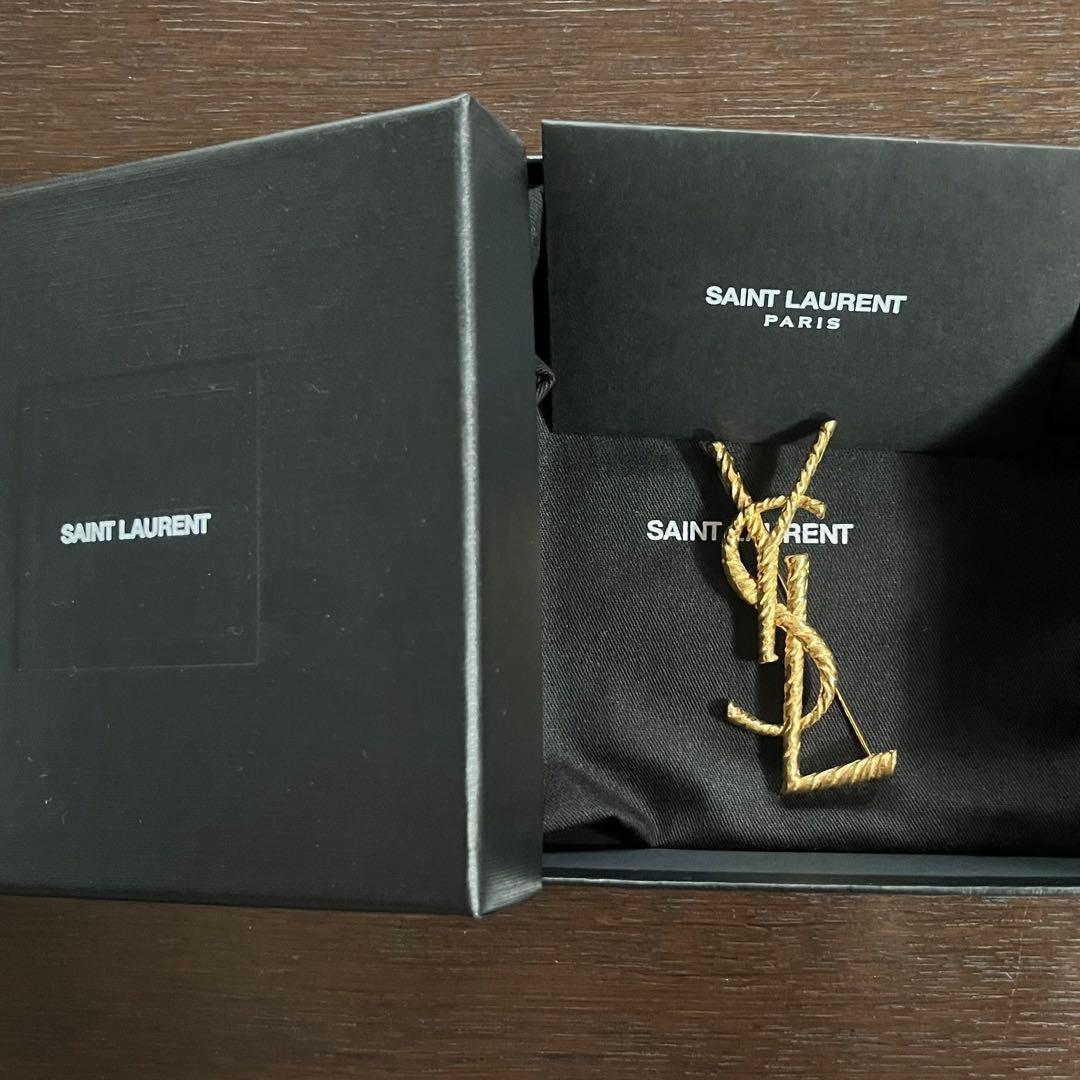 アクセサリー SAINT LAURENT YSL broach