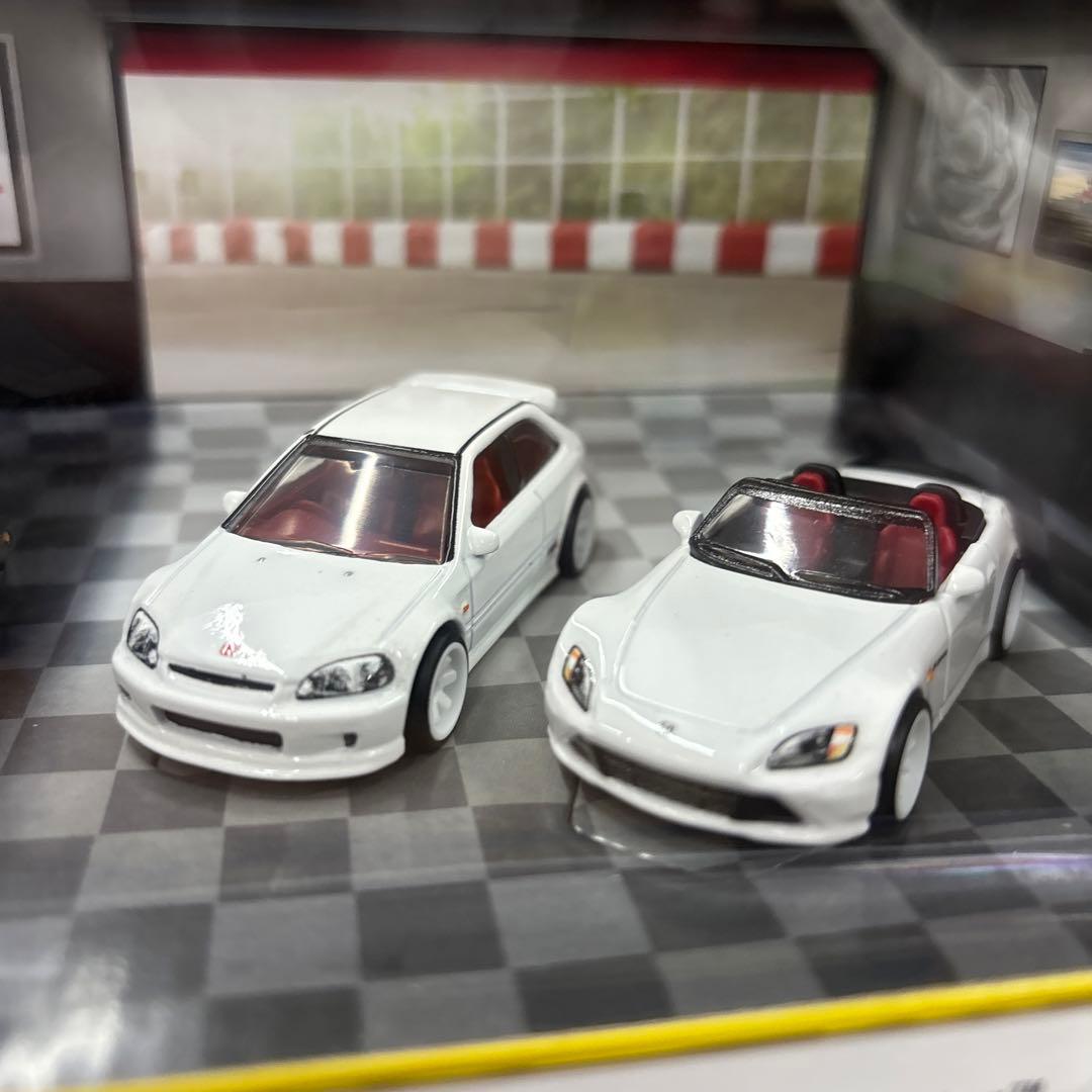 日本未発売　ホットウィール　プレミアム　ホンダ タイプR ヘリテージ　セット