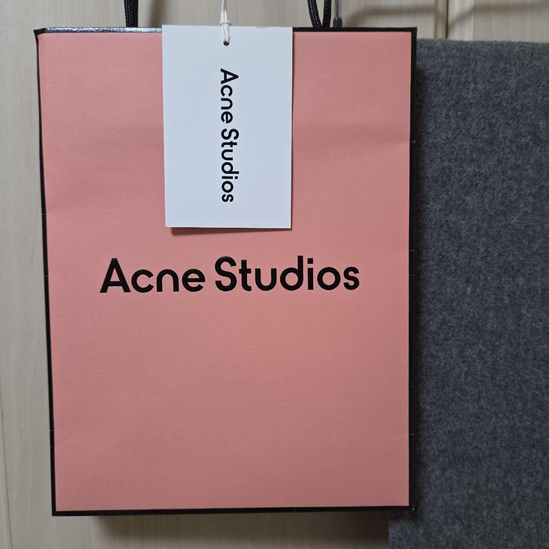 Acne Studios 美品グレー マフラー 　タグ&ショッパー付き