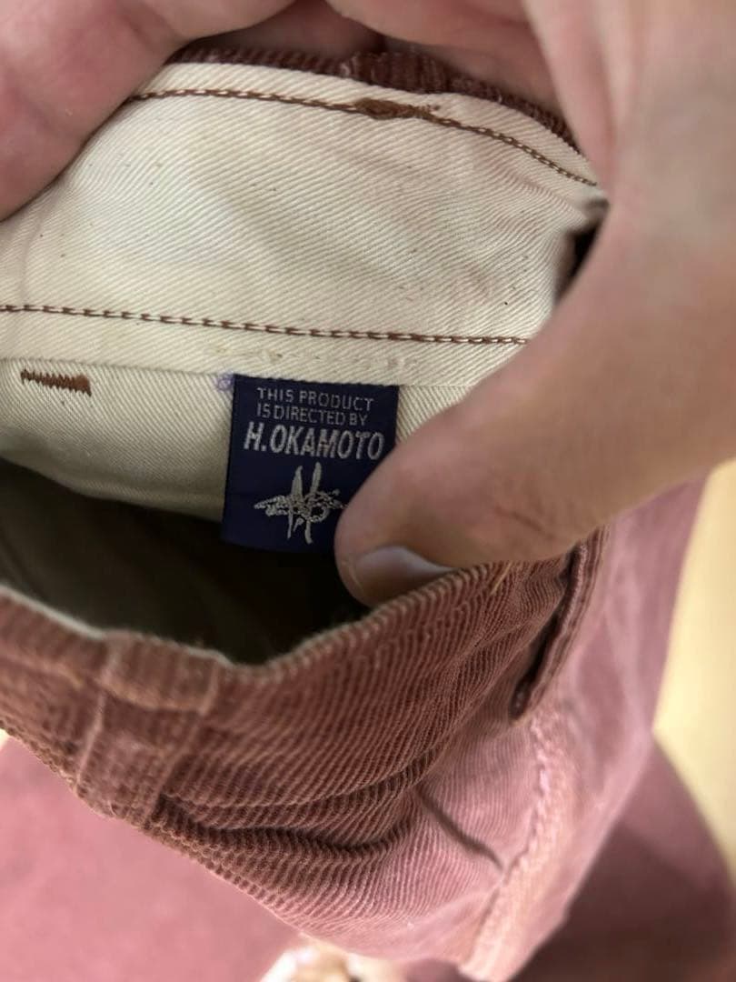 値下げ　新品未使用　トイズマッコイ コーデュロイ チノパン バーガンディ