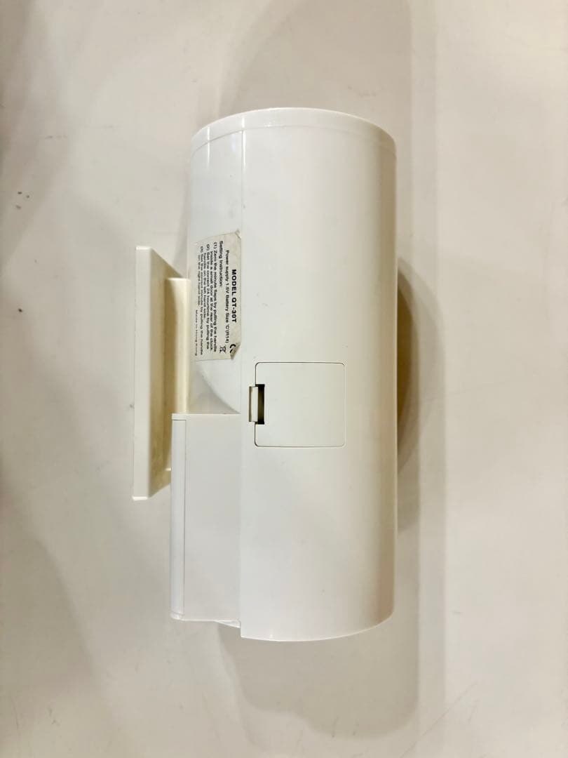 ★動作品★TWEMCO トゥエンコ パタパタ時計QT-30T ホワイト