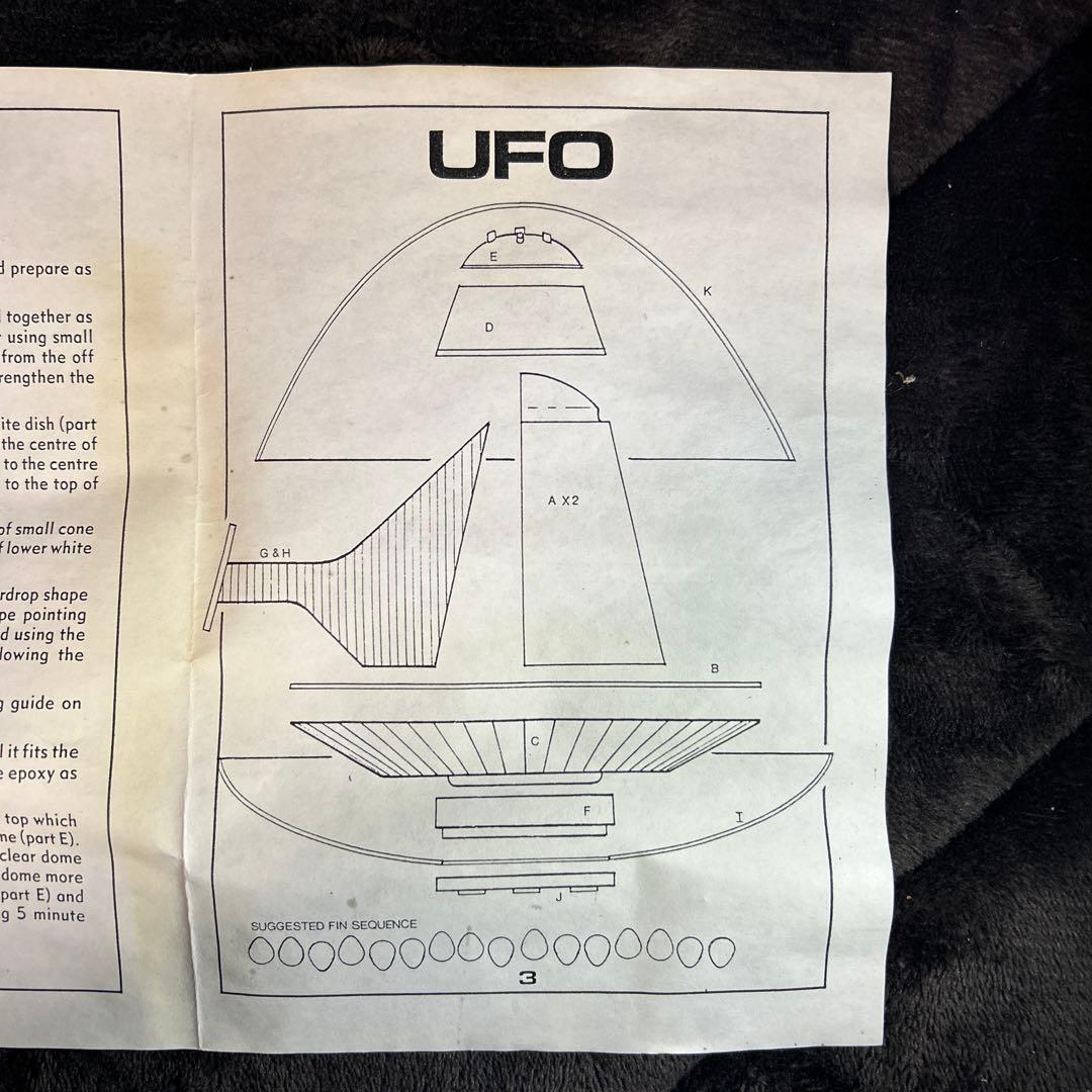 英国製　謎の円盤UFO ガレージ・キット