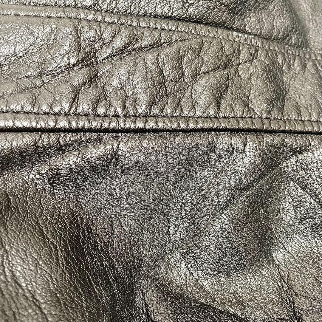 A2 G1 TYPE ヴィンテージ レザーフライトジャケット ライナー付き 黒