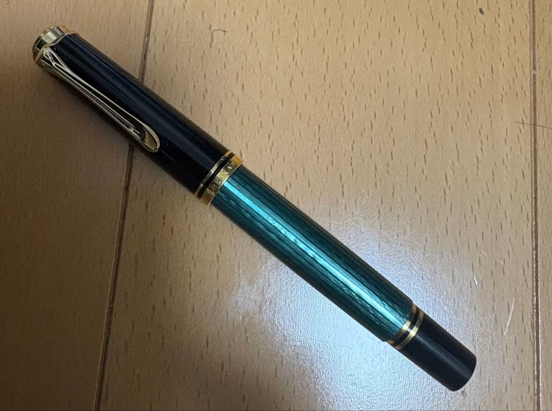 ペリカンスーベレーン M400 グリーンストライプ F