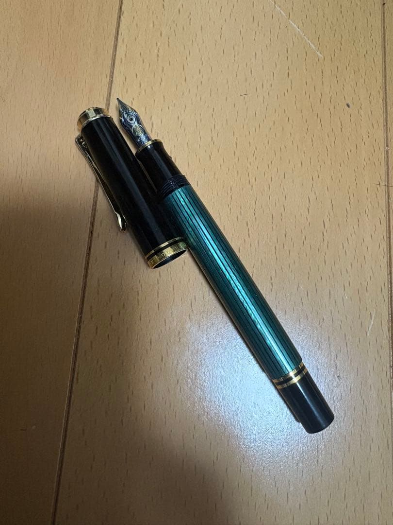 ペリカンスーベレーン M400 グリーンストライプ F