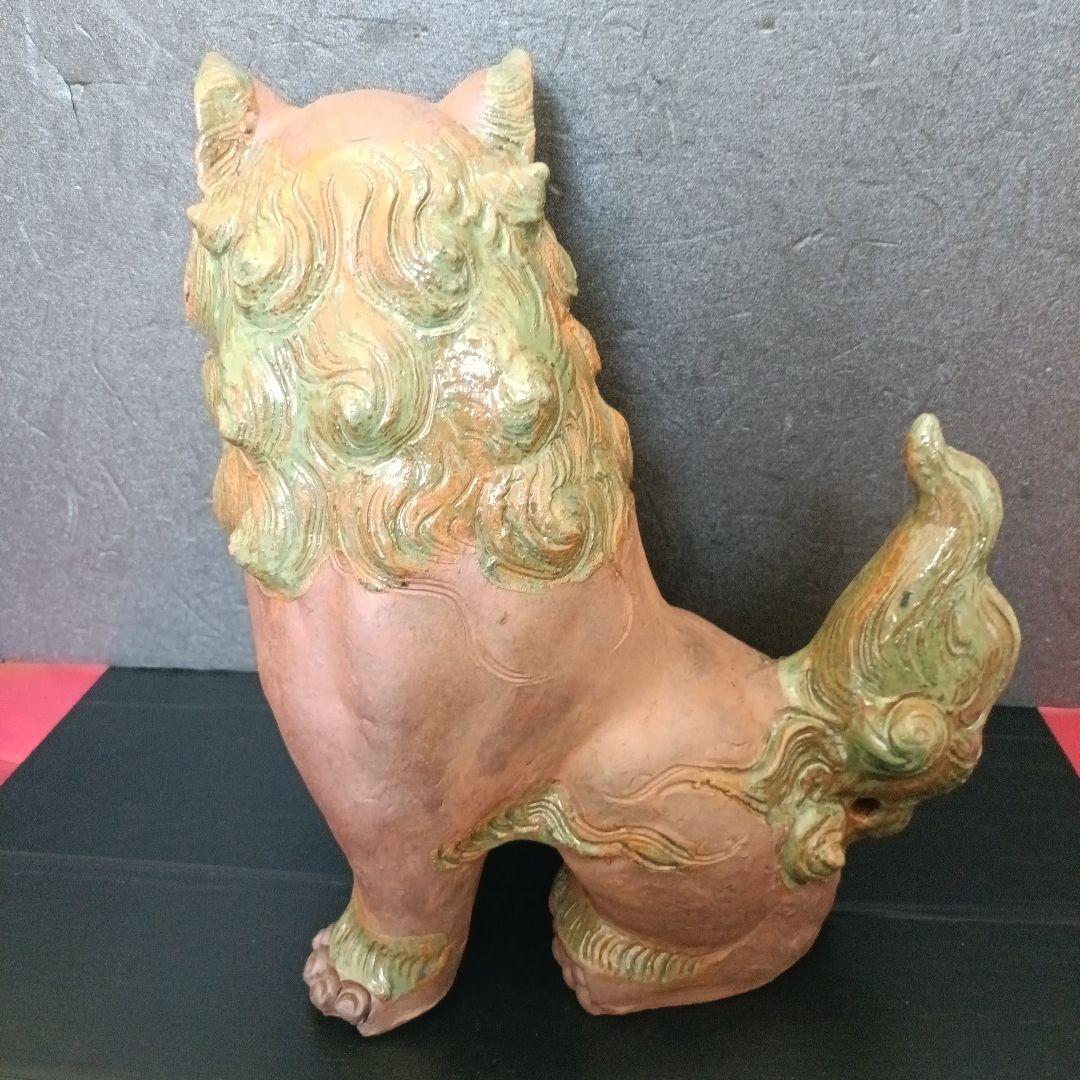 マスカット　シーサー　壺屋焼