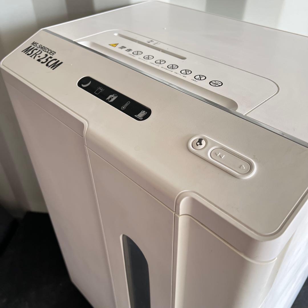A40良品✨　明光商会 MSシュレッダー MSR-25CM