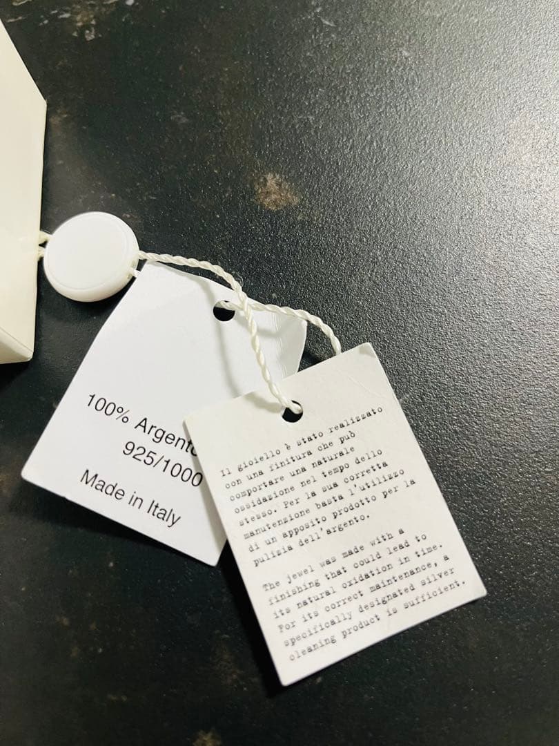 メゾン マルジェラ 4ステッチ リング シルバー製 指輪