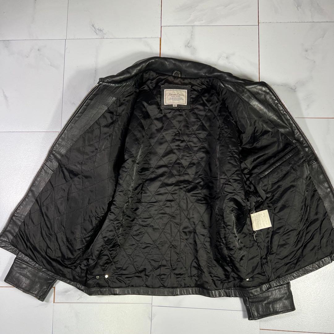 STRATH CONAR シングルライダースジャケット レザー 牛革 XL