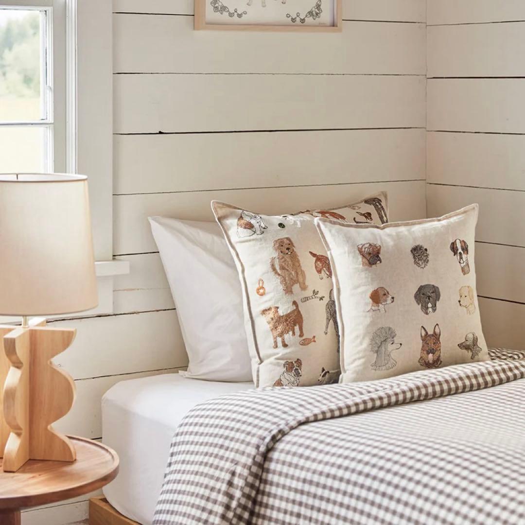 Coral&Tusk クッションカバー Dogs 犬