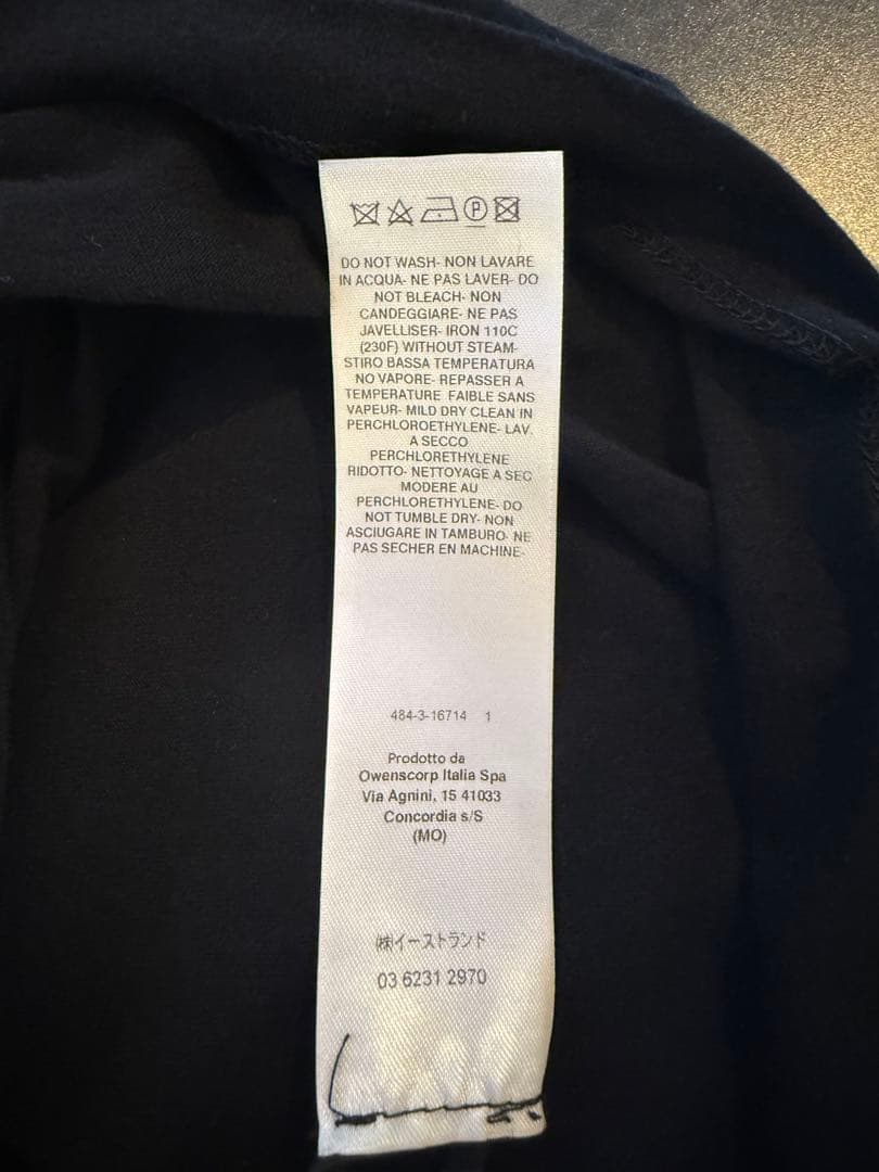 Rick Owens LS POCKET LEVEL TEE Tシャツ　黒