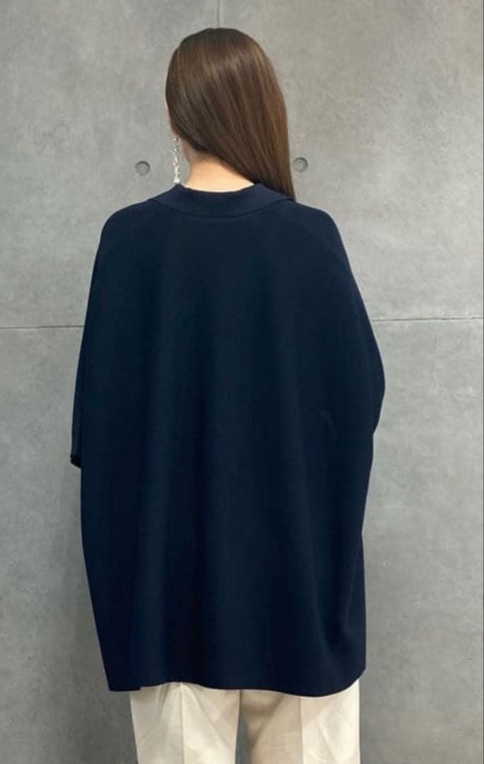 <美品> アドーア クリアドライニットポロ