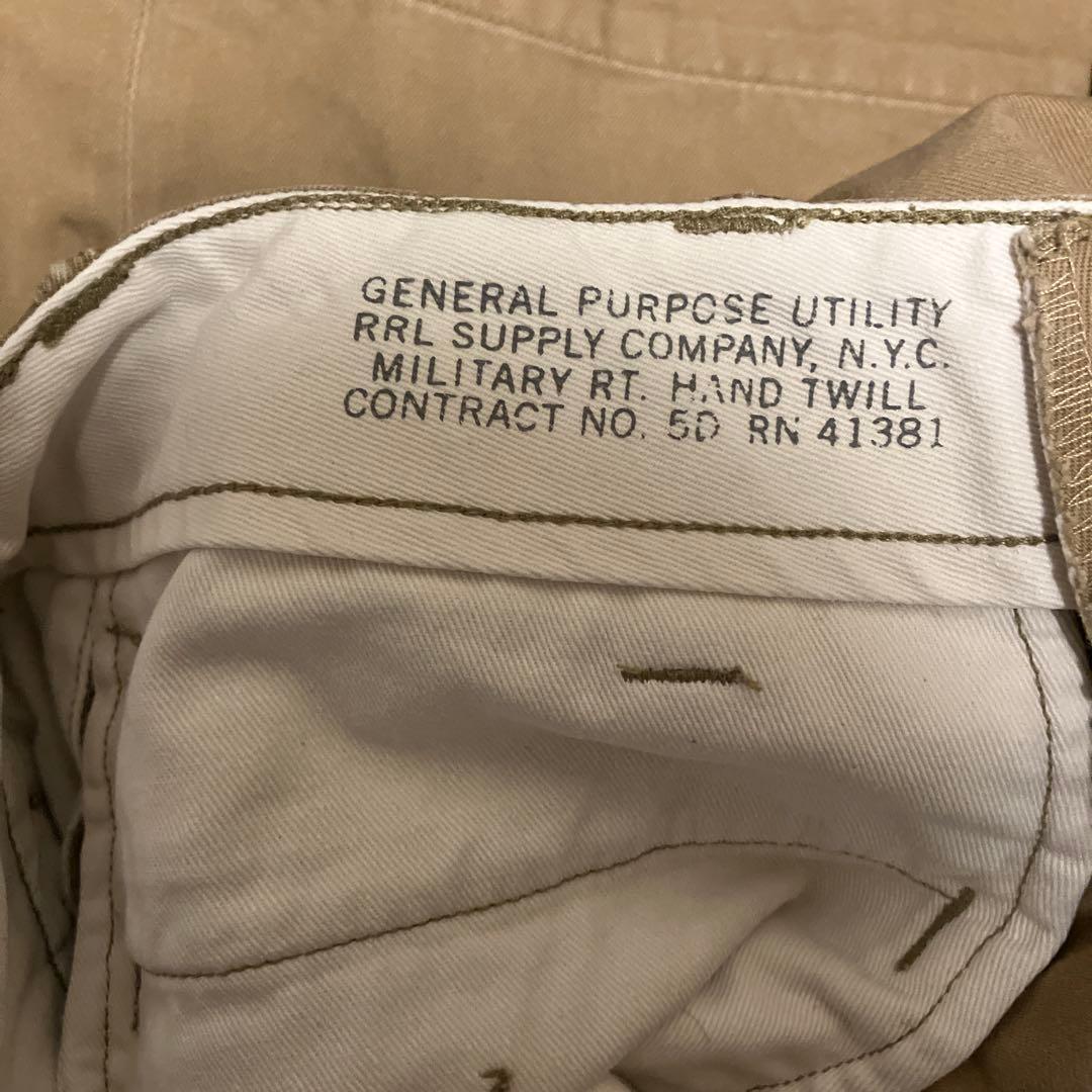 RRLベージュ チノパン