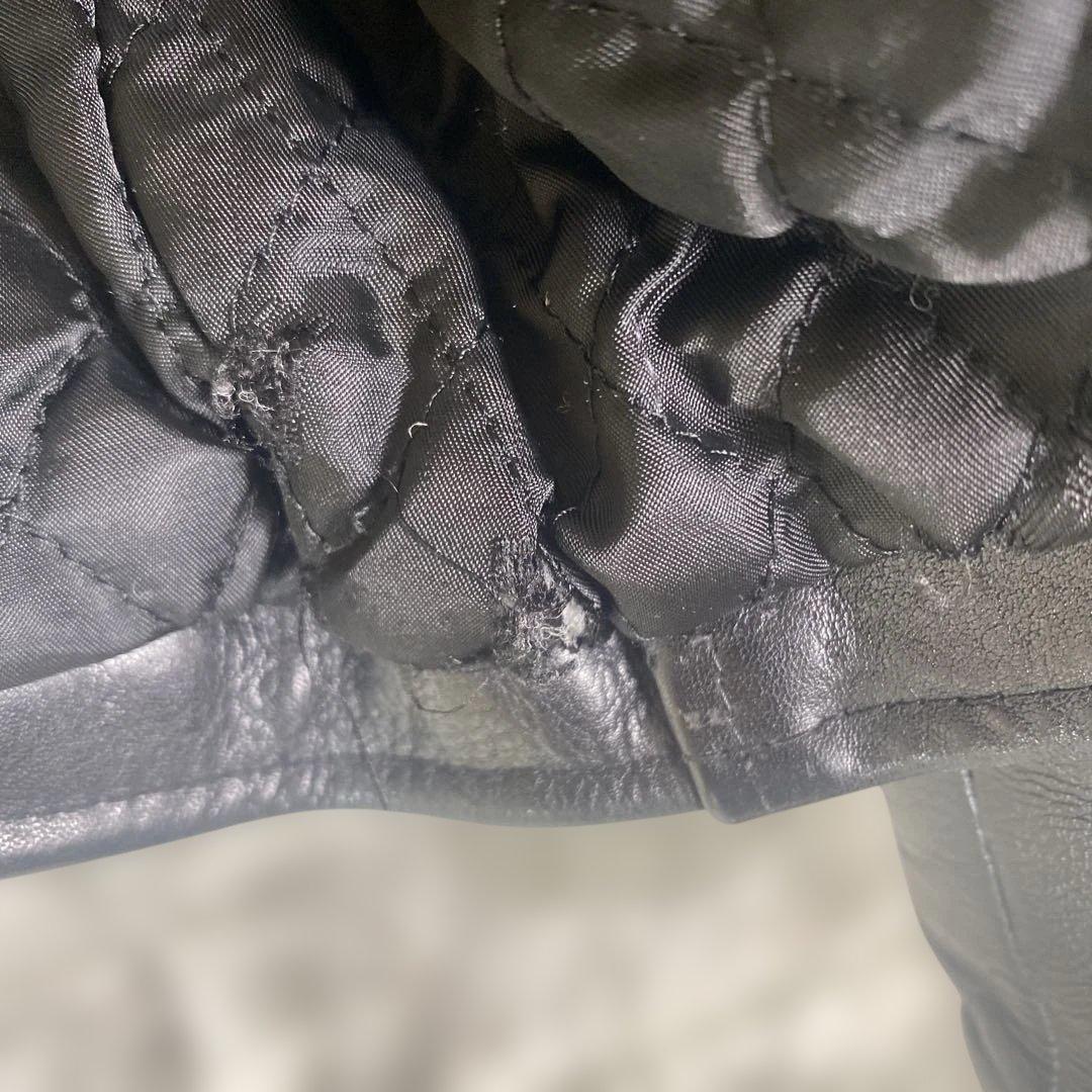 美品　ハーレーダビッドソン　シングル ライダージャケット　レザージャケット 黒