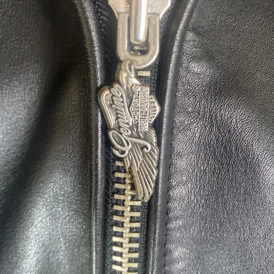 美品　ハーレーダビッドソン　シングル ライダージャケット　レザージャケット 黒