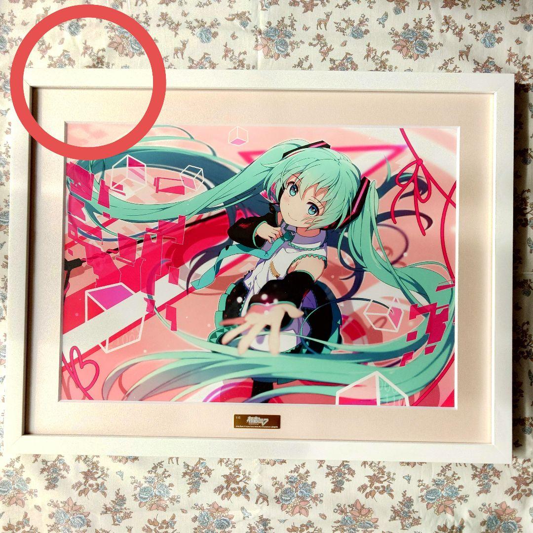 〚希少〛初音ミク　三井住友カード　キャラファイングラフ　複製原画