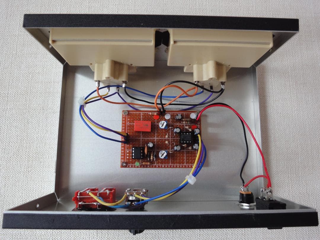 自作ステレオVUメーター194号機（TEACワイドタイプ大型）