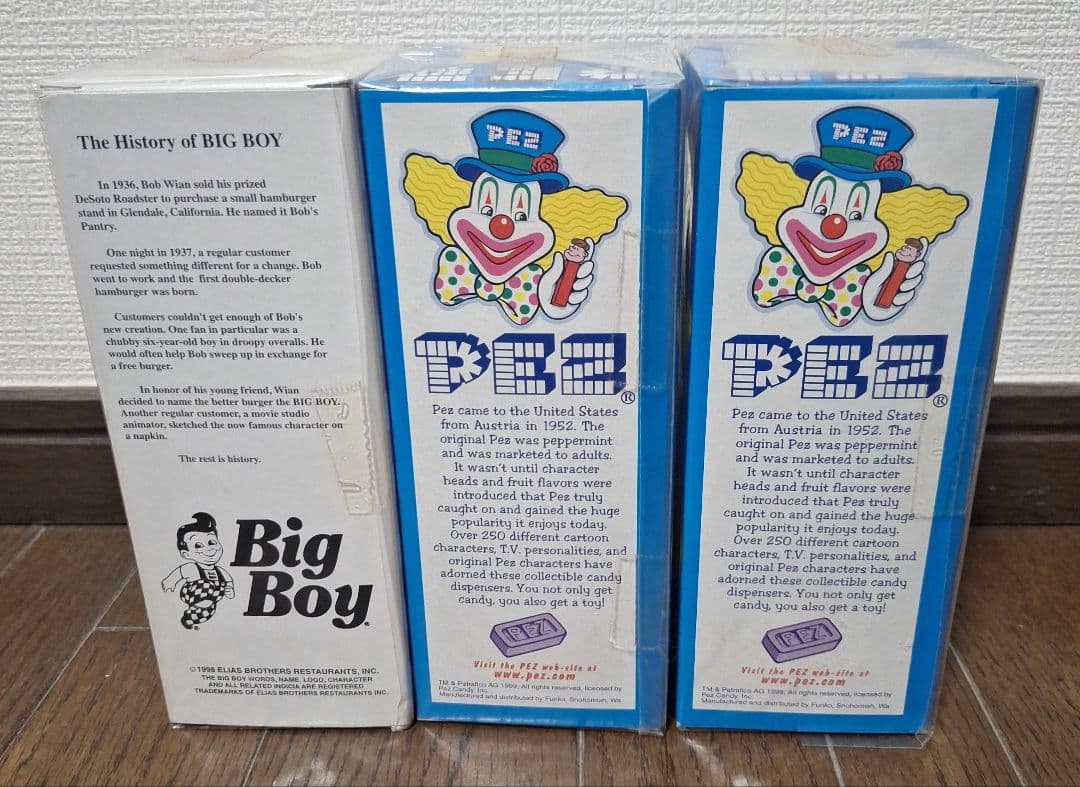 PEZ Wacky Wobbler フィギュア 3体セット