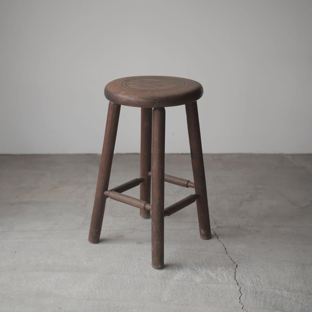 スツール　椅子　サイドテーブル　台　古家具　古道具　アンティーク　昭和レトロ