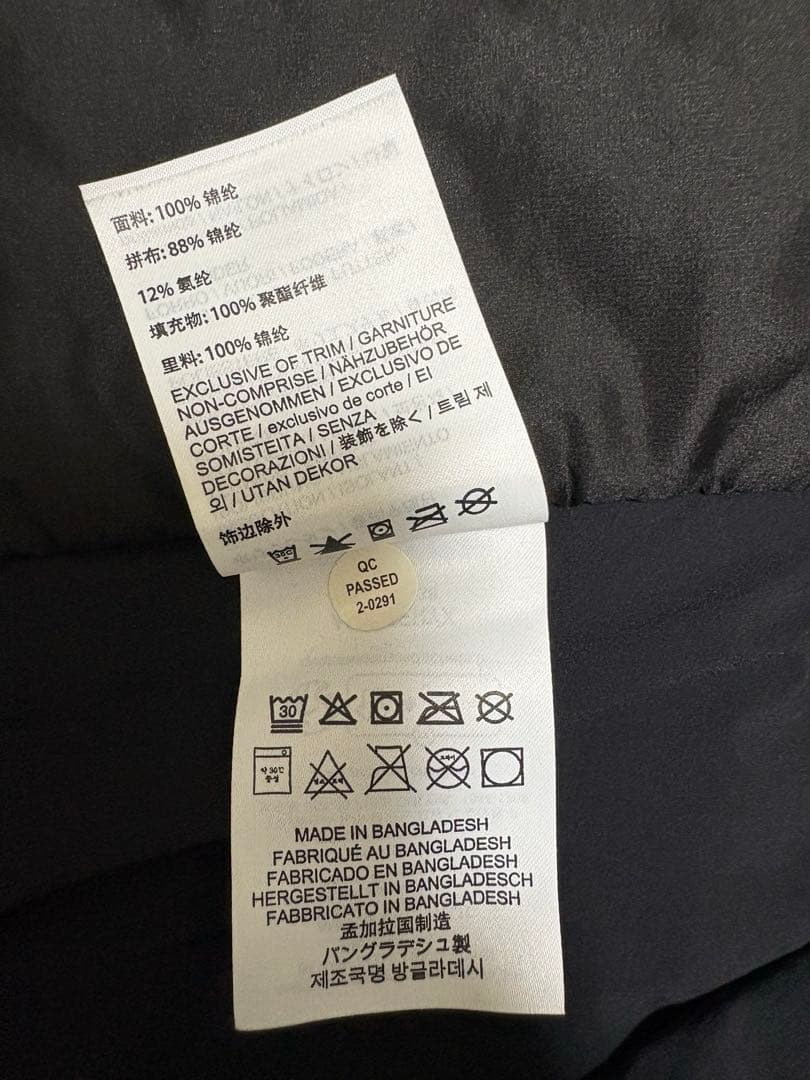 ARC'TERYX ATOM SV JACKET Black Sサイズ 2025