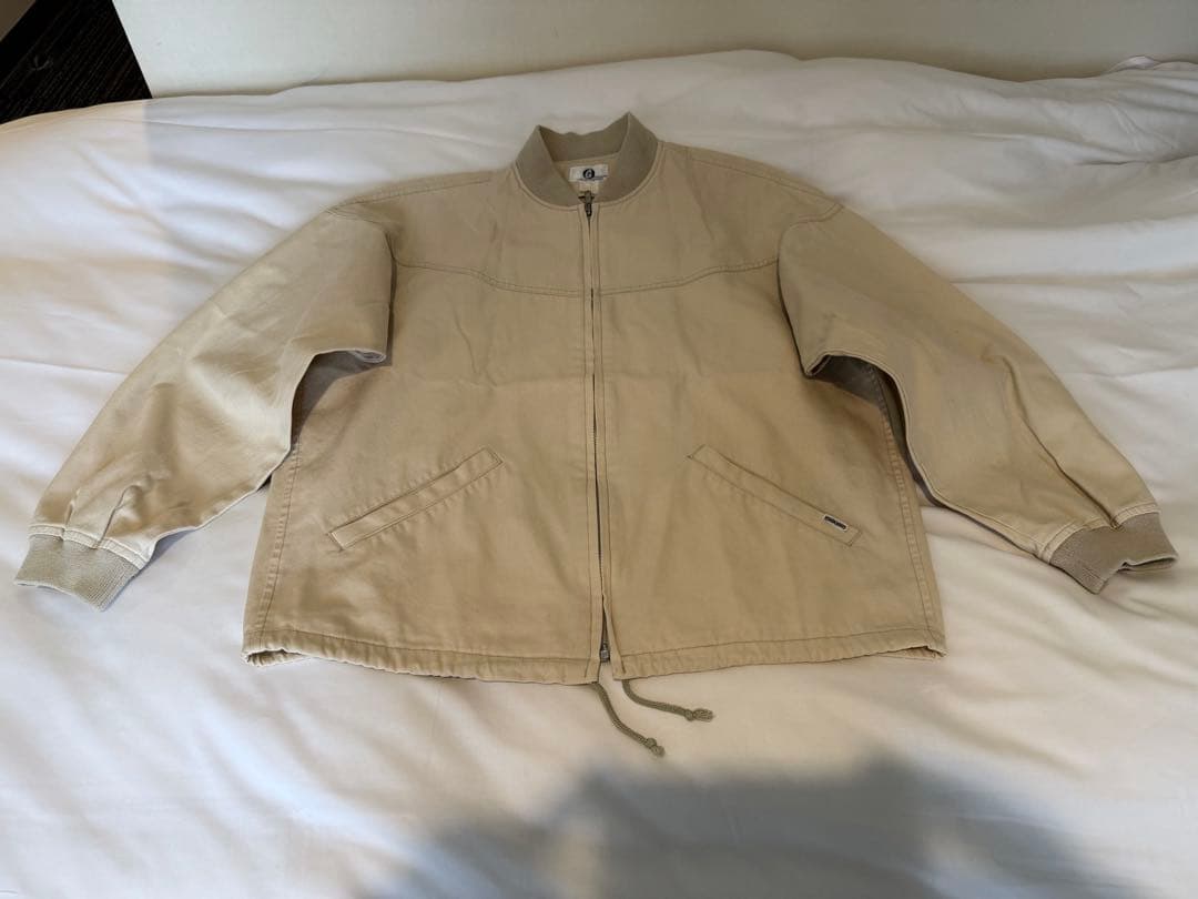 90s GOODENOUGH キャップショルダージャケット ベージュ S