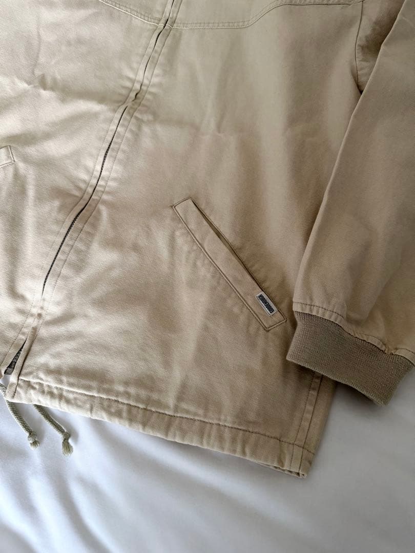 90s GOODENOUGH キャップショルダージャケット ベージュ S