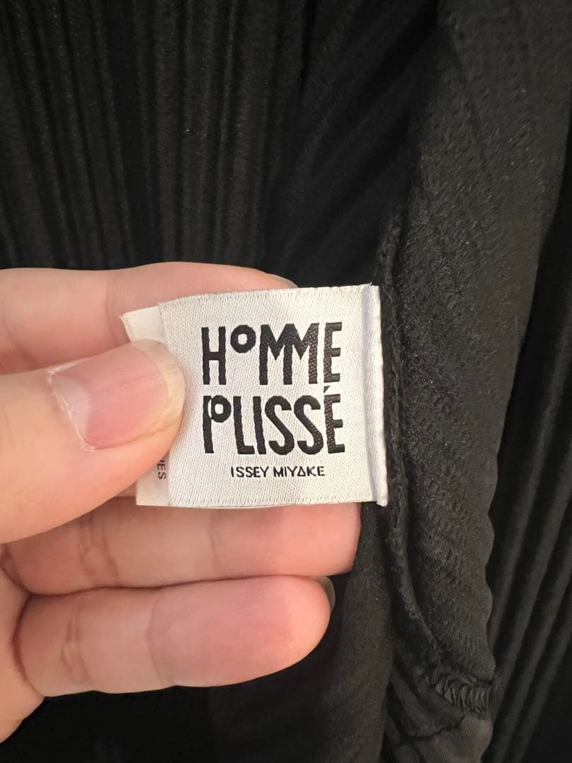 HOMME PLISSÉ ISSEYMIYAKE OVERFLOW 黒 サイズ1