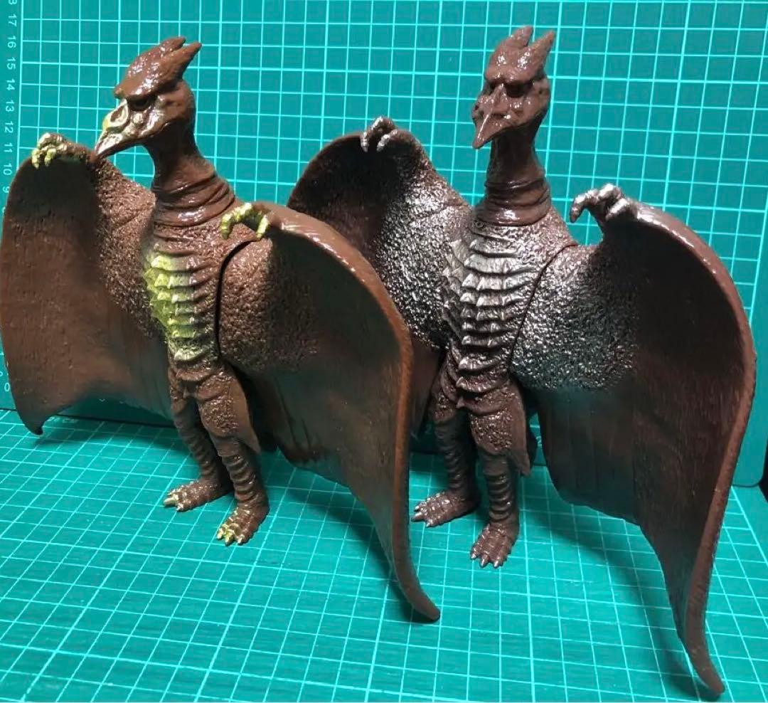 ラドンタグ付き★2体セット★1995年歴代怪獣ボックス　バンダイJAPAN 金銀