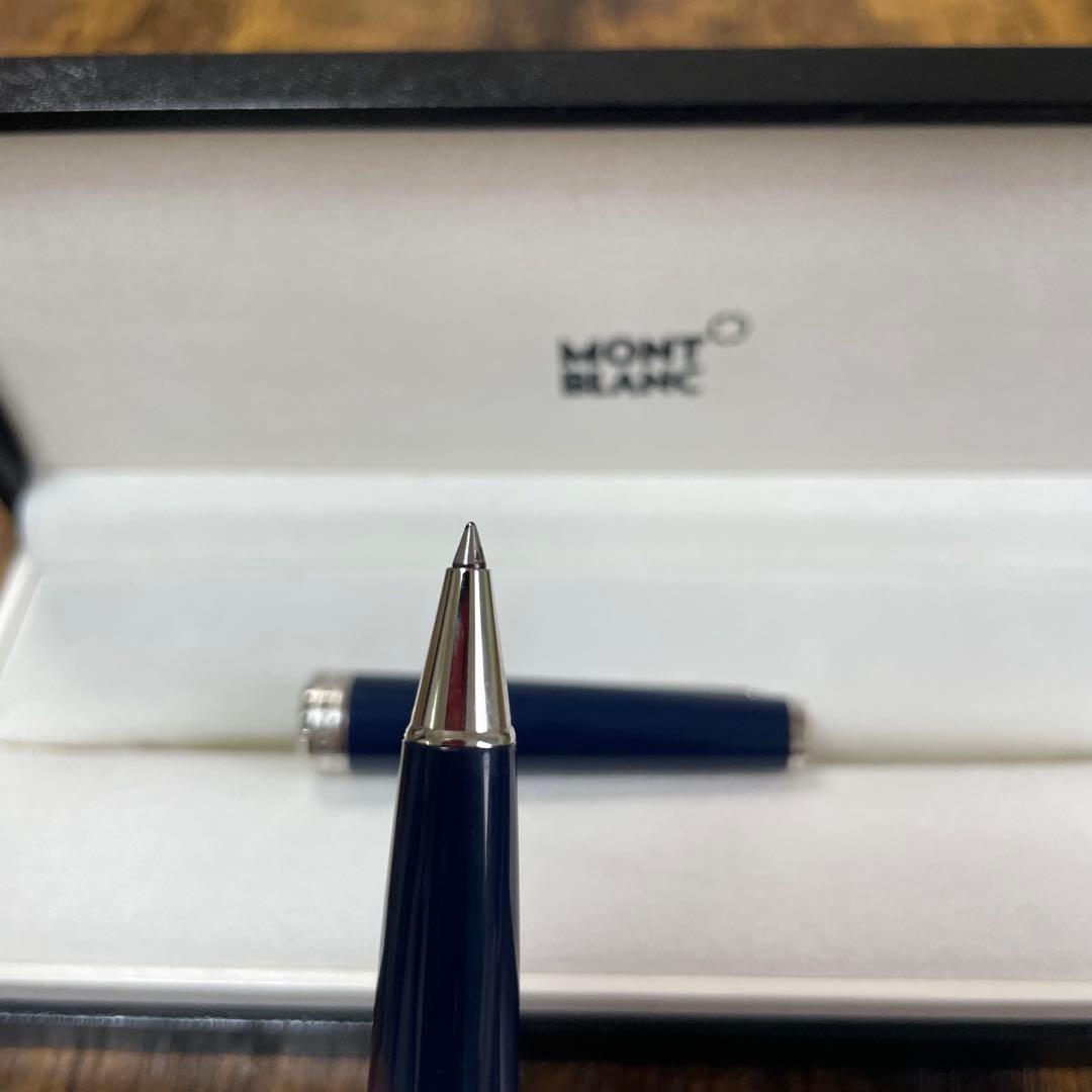 美品☆即筆記可☆モンブラン PIX　ローラーボール　キャップ式　ネイビー