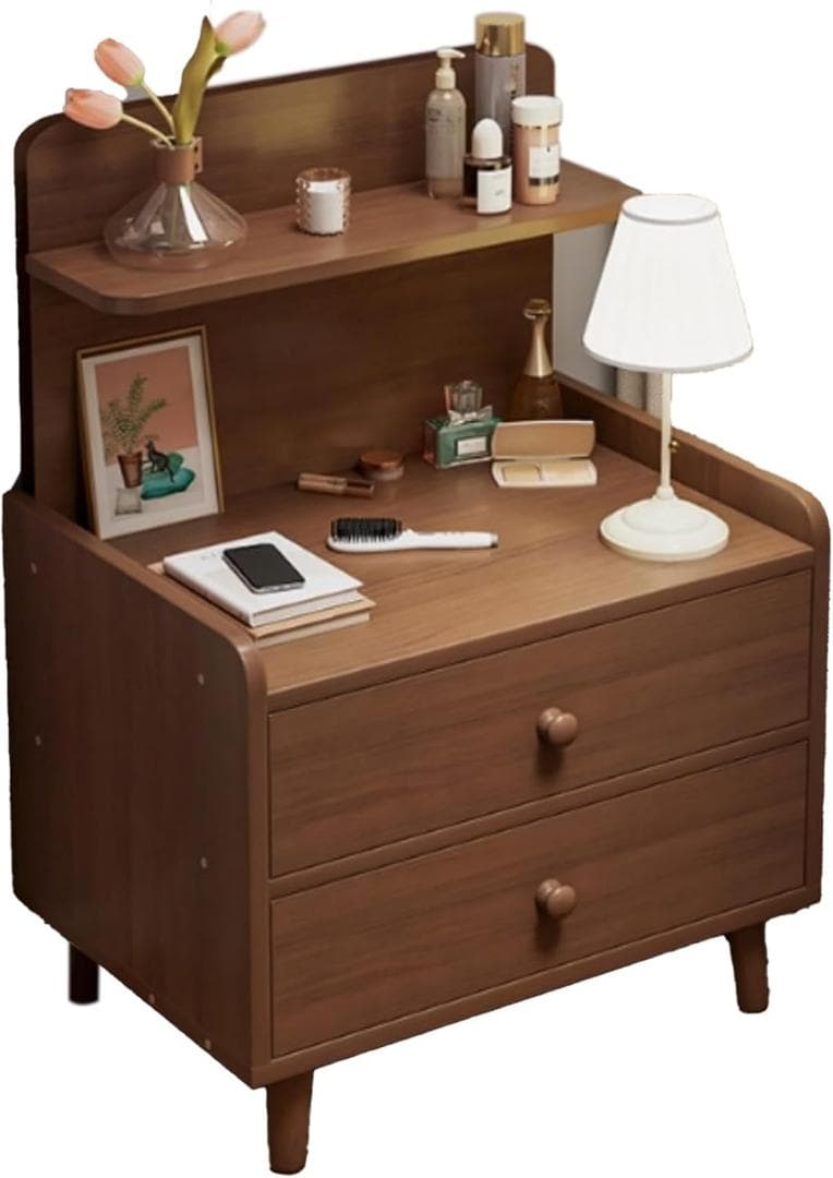 ベッドサイドテーブル 引き出し付きベッドサイドテーブル 収納 引き