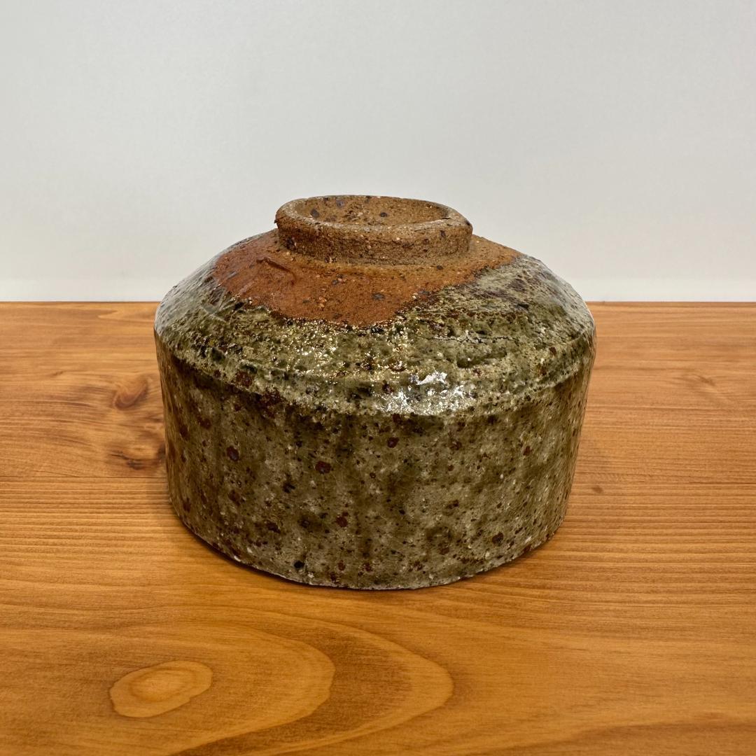 1点物　やちむん　沖縄 大嶺工房　大嶺實清 作　灰釉抹茶茶碗