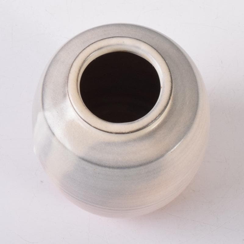 ココ　萩焼　大谷桂仙作　茶入　仕覆付　紫野　小堀卓巌極め箱　V　7381