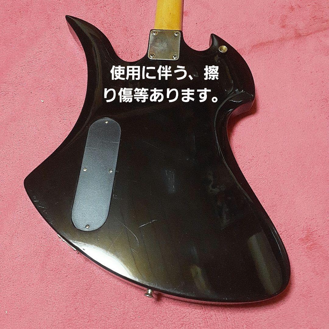 【良・美品】アメーバペイント・hideモデル。MGモッキンバードエレキギター。